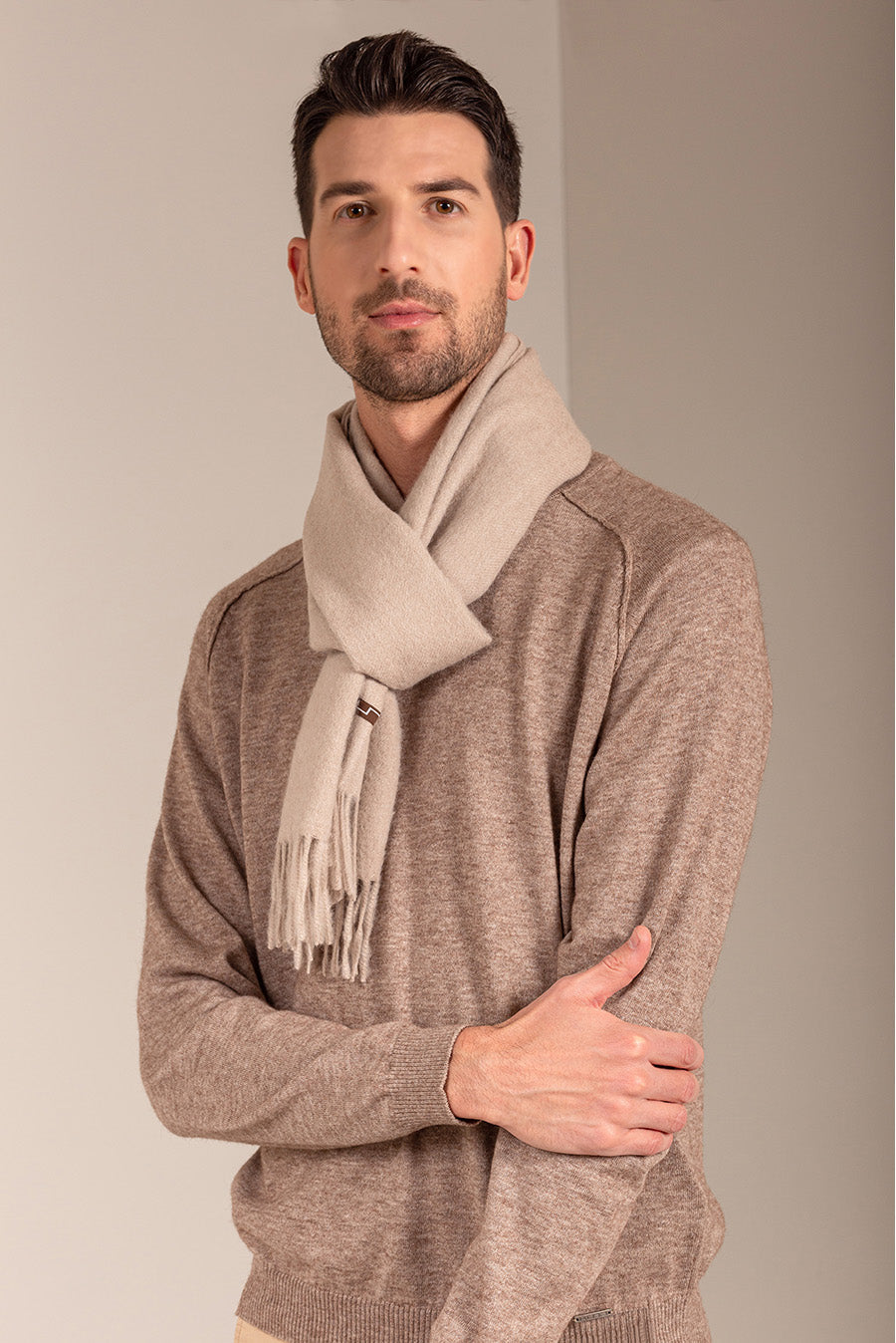 Jamas Scarf Royal Alpaca Color Polvo