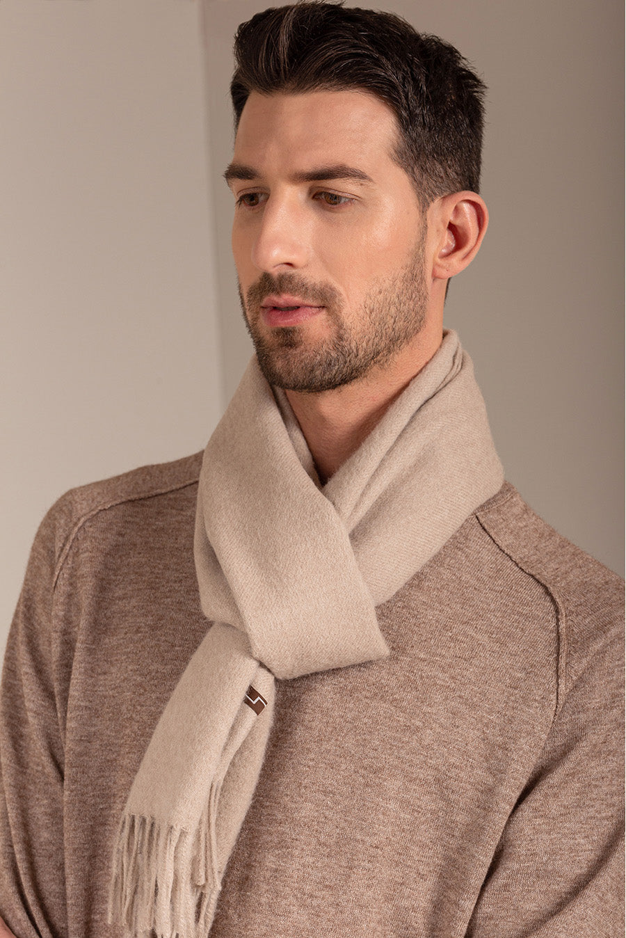 Jamas Scarf Royal Alpaca Color Polvo