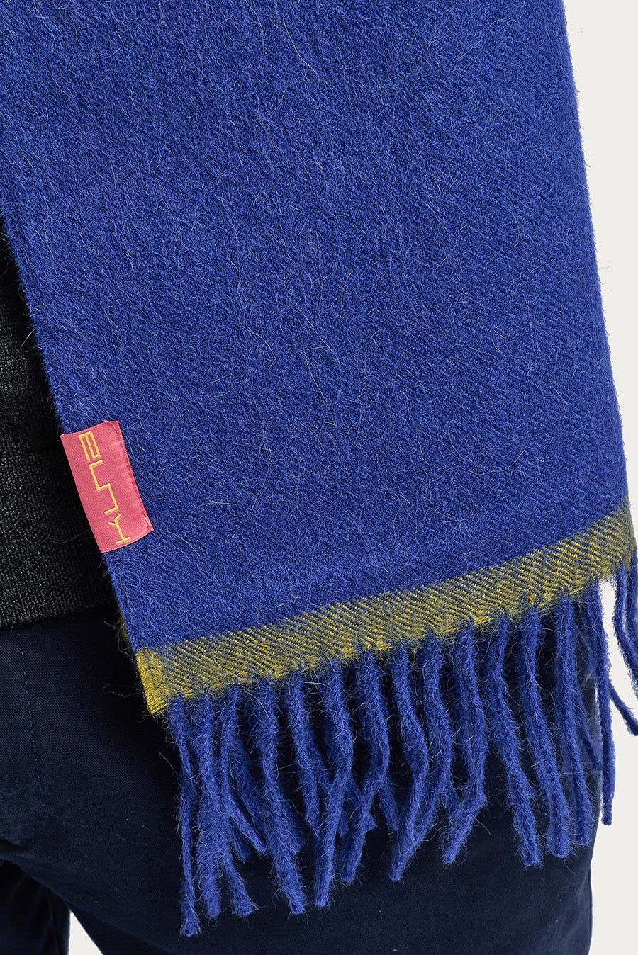 Wendell Scarf Baby Alpaca Color Blue