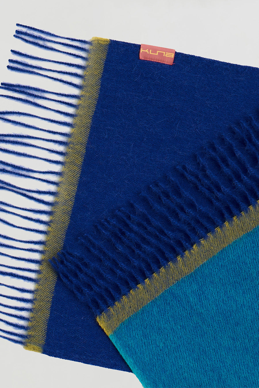 Wendell Scarf Baby Alpaca Color Blue