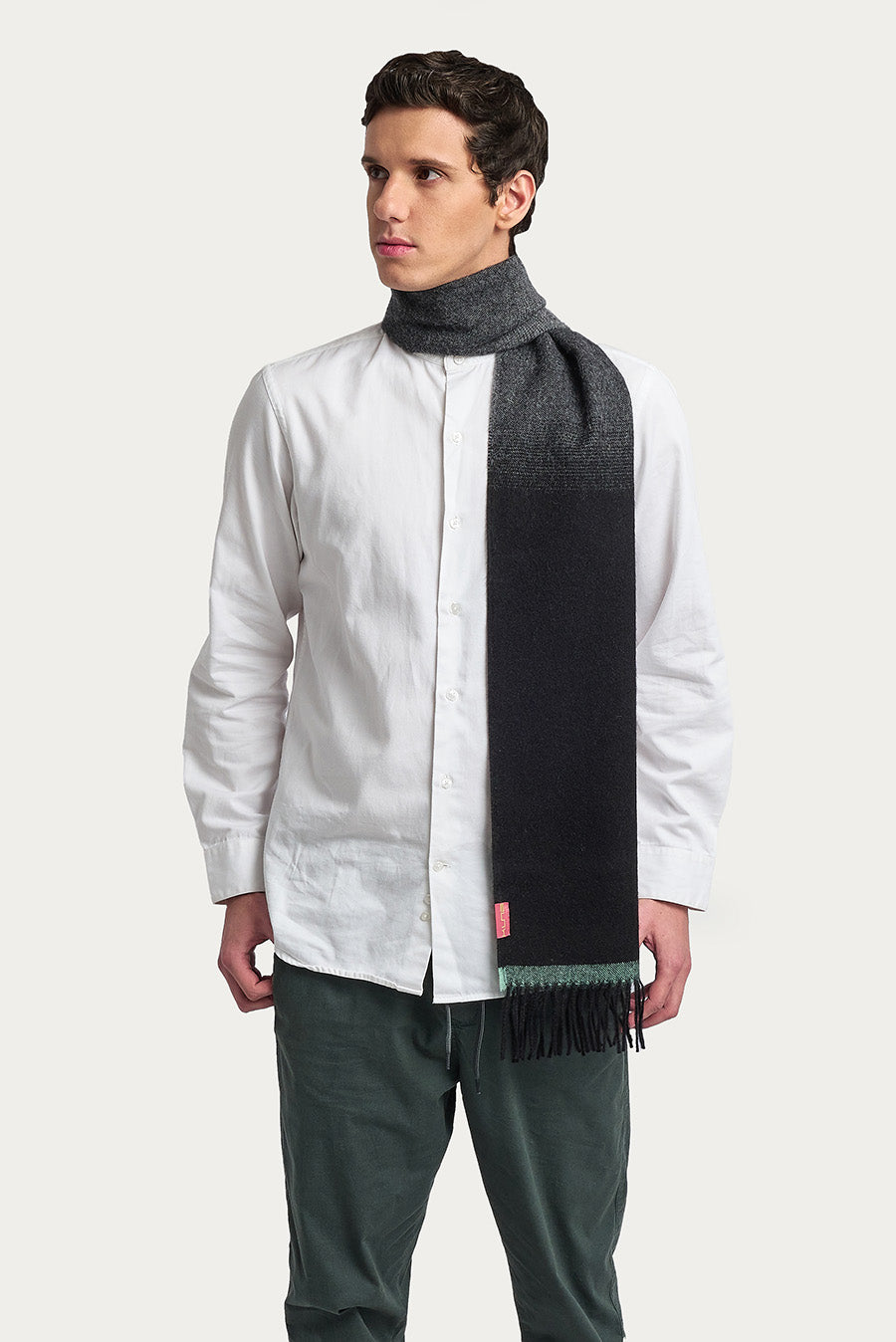 Wendell Scarf Baby Alpaca Color Black