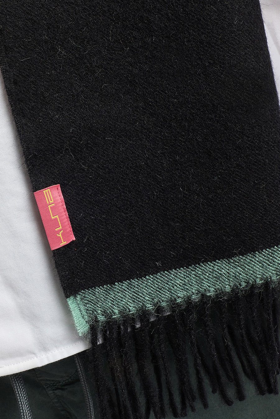 Wendell Scarf Baby Alpaca Color Black