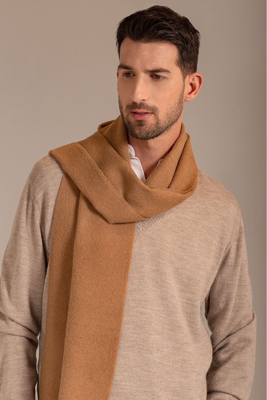 Chalina Adrian De Baby Alpaca Color Camel