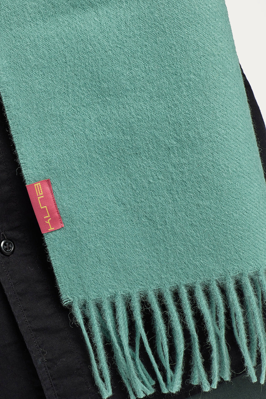 Chalina Adrian De Baby Alpaca Color Verde Agua