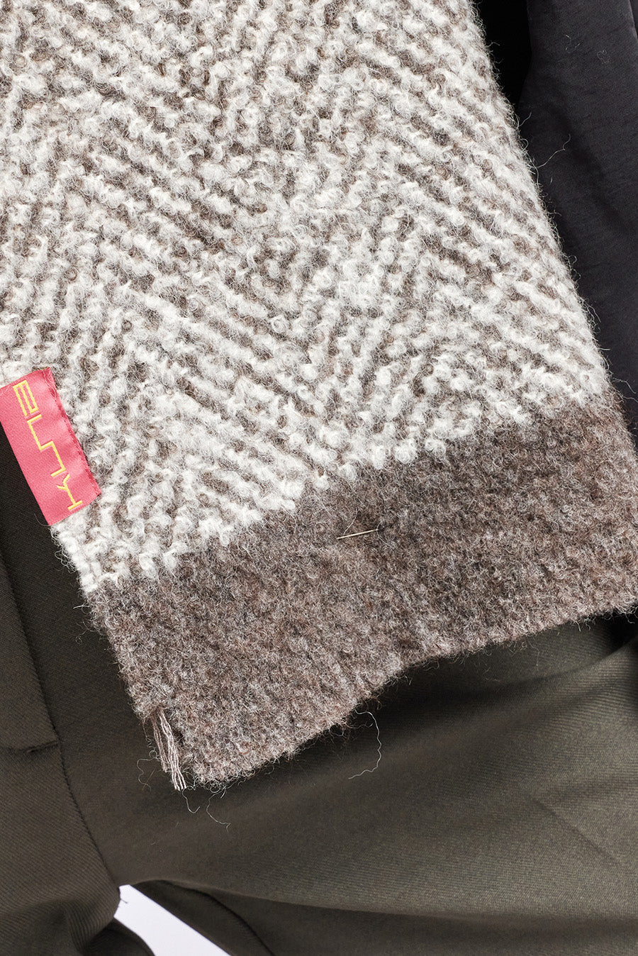 Wenn Scarf Baby Alpaca & Wool Color Grey
