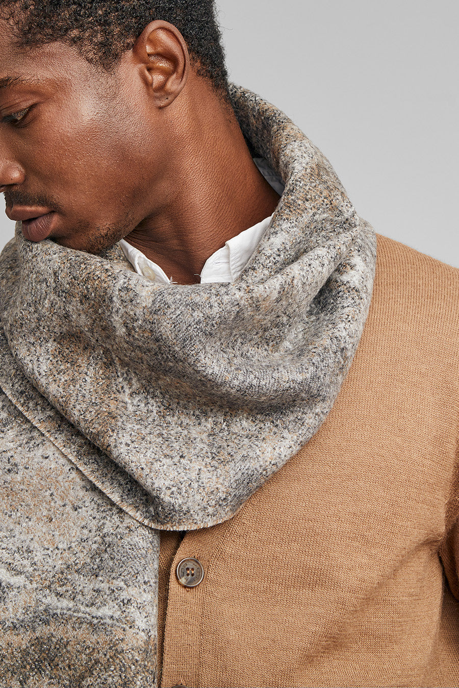 With Scarf Baby Alpaca Color Neutrales