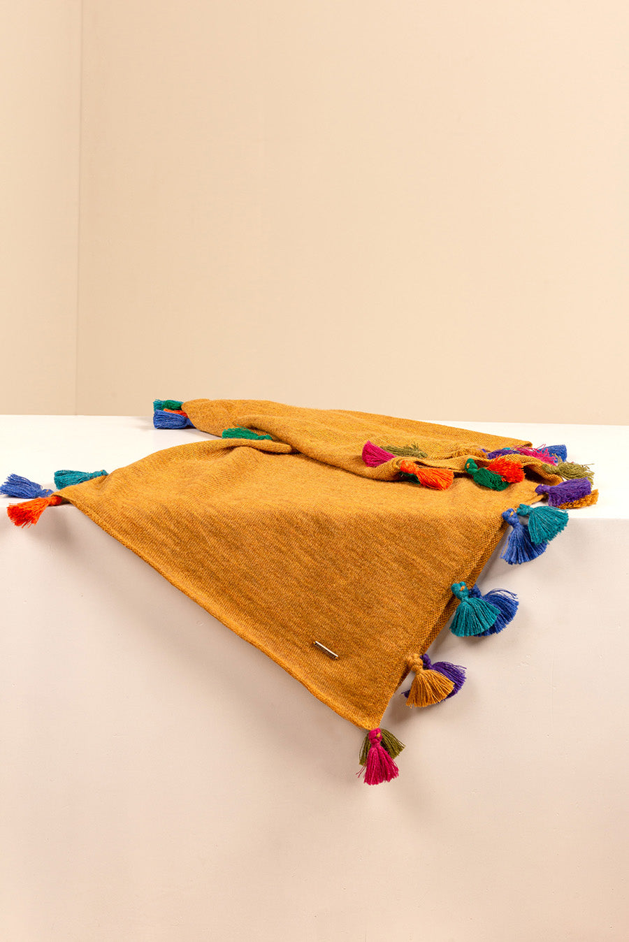 Suzana Scarf Baby Alpaca Color Senape