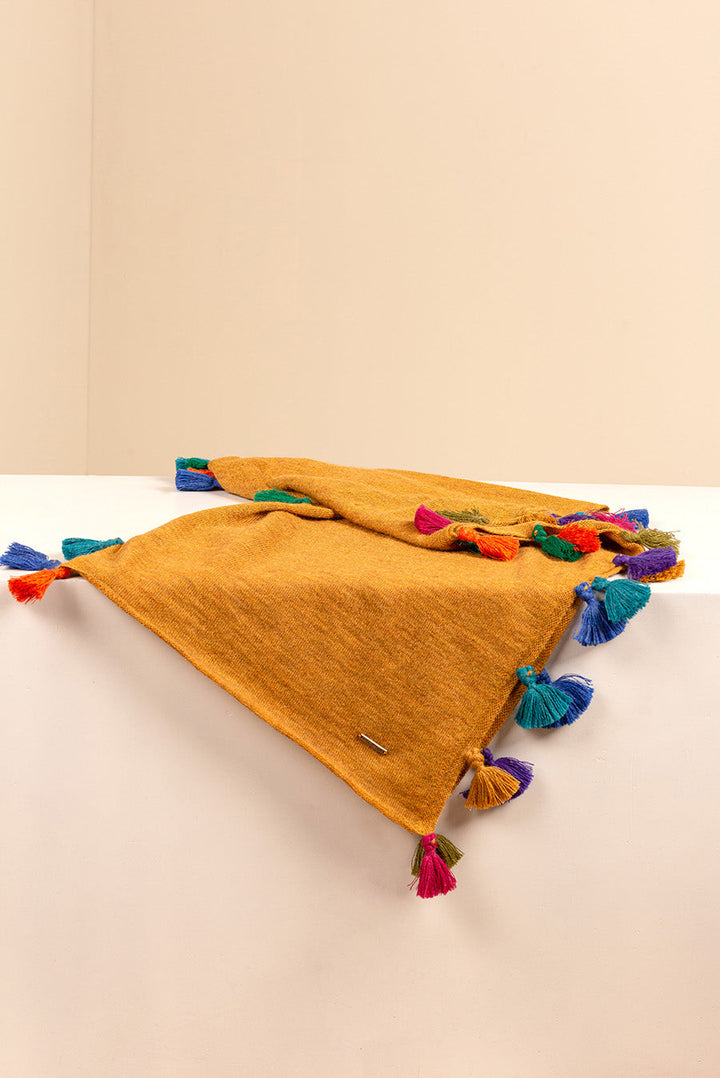 Suzana Scarf Baby Alpaca Color Senape
