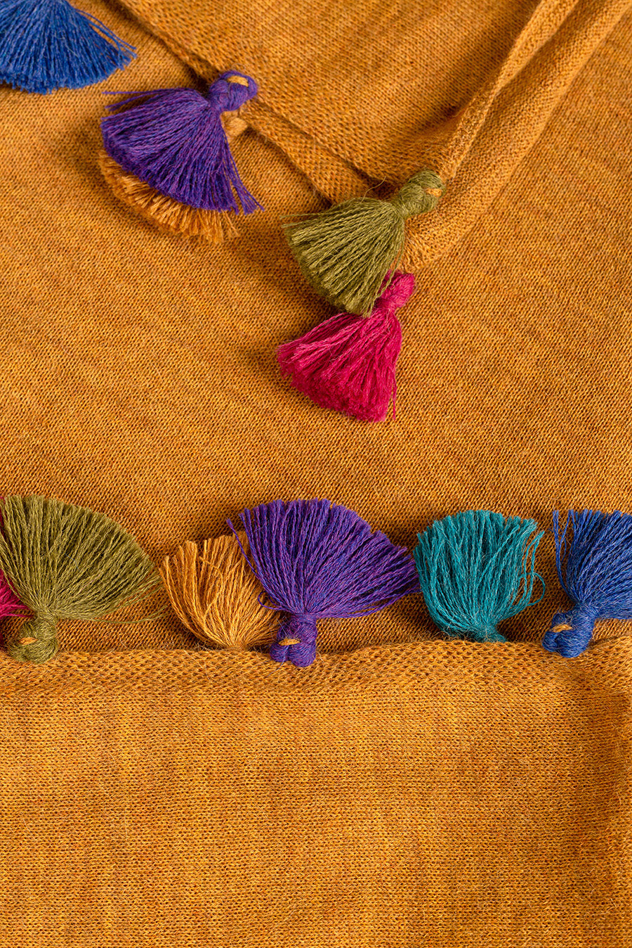 Suzana Scarf Baby Alpaca Color Senape