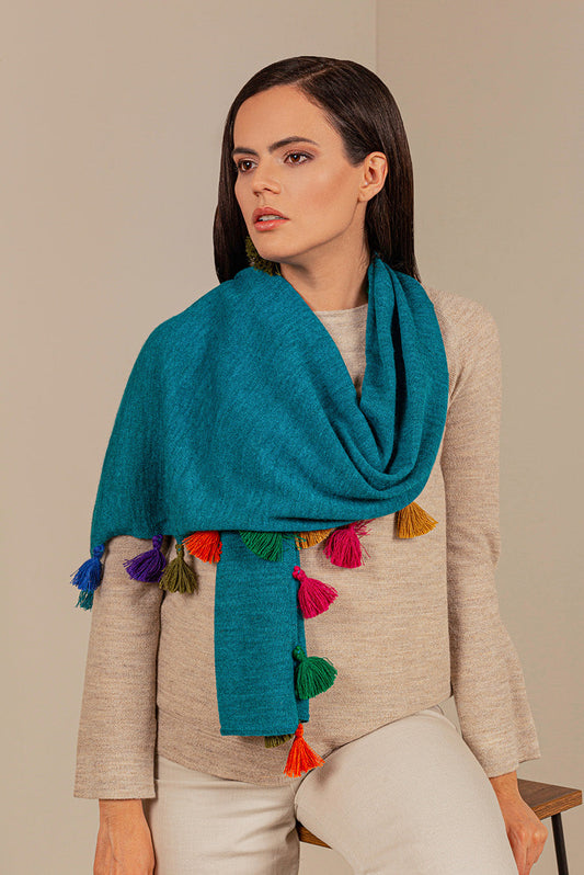 Suzana Scarf Baby Alpaca Color Diesel