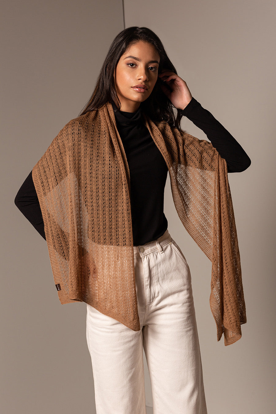CHALINA BRISA DE ALPACA 16 COLOR CAMEL