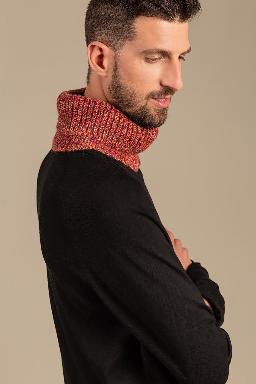 Chalina Ubicate De Baby Alpaca Color Rojo