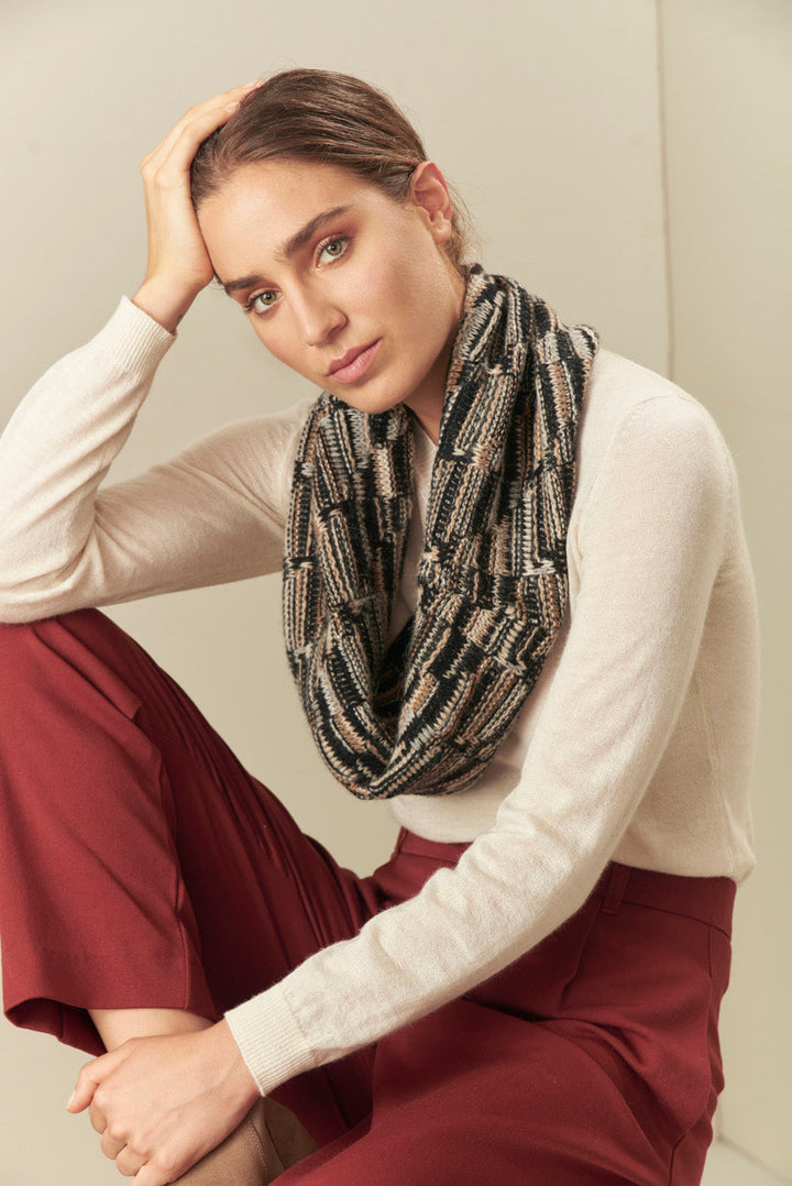 Ucrania Scarf Baby Alpaca Color Natural