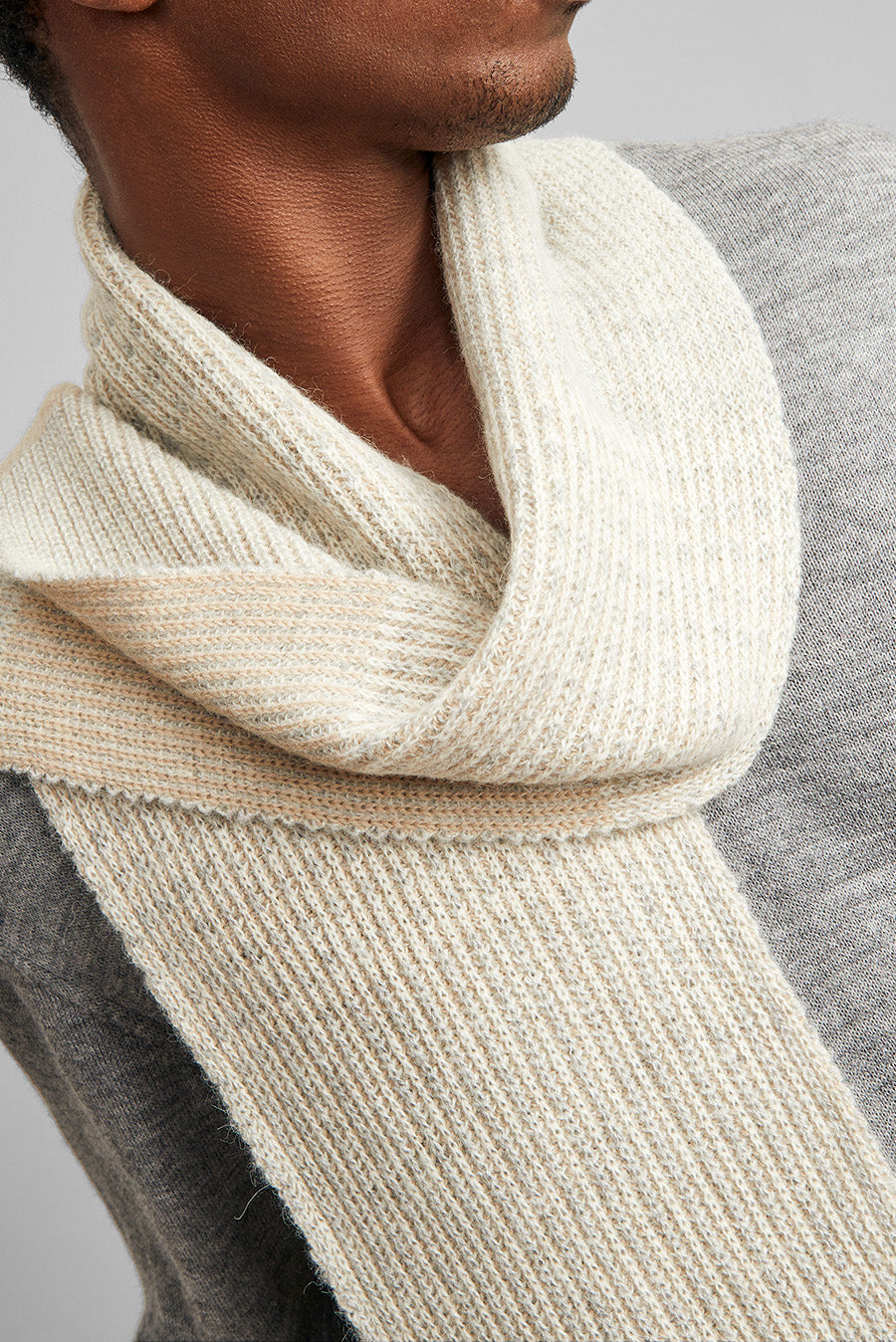 Warrior Scarf Baby Alpaca Color Penguin