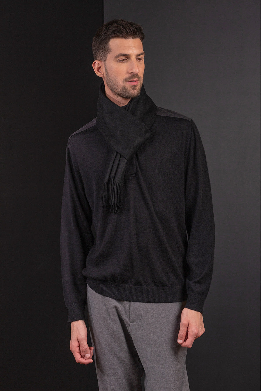 CHALINA BEX DE GUANACO COLOR BLACK