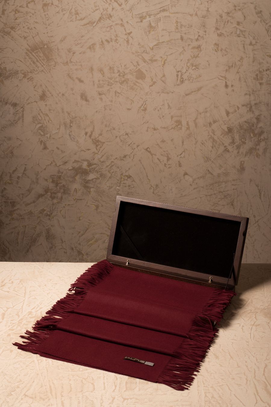 Birmania Scarf Vikuna Color Burdeo