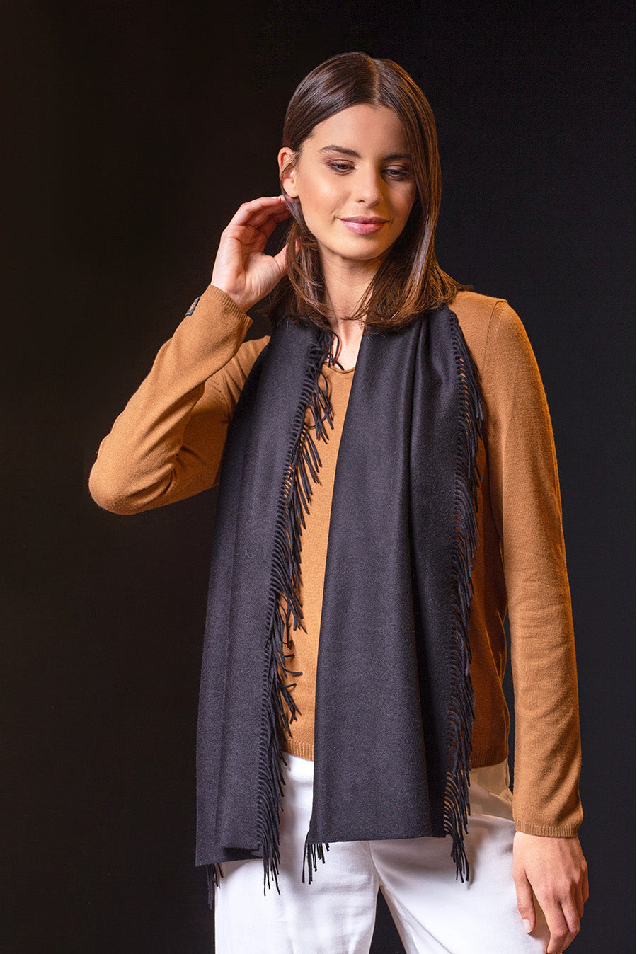 Birmania Scarf Vikuna Color Black
