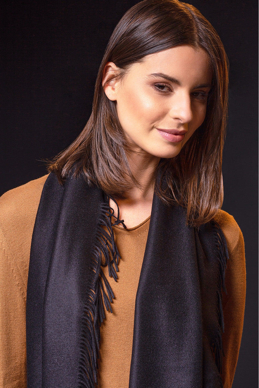 Birmania Scarf Vikuna Color Black