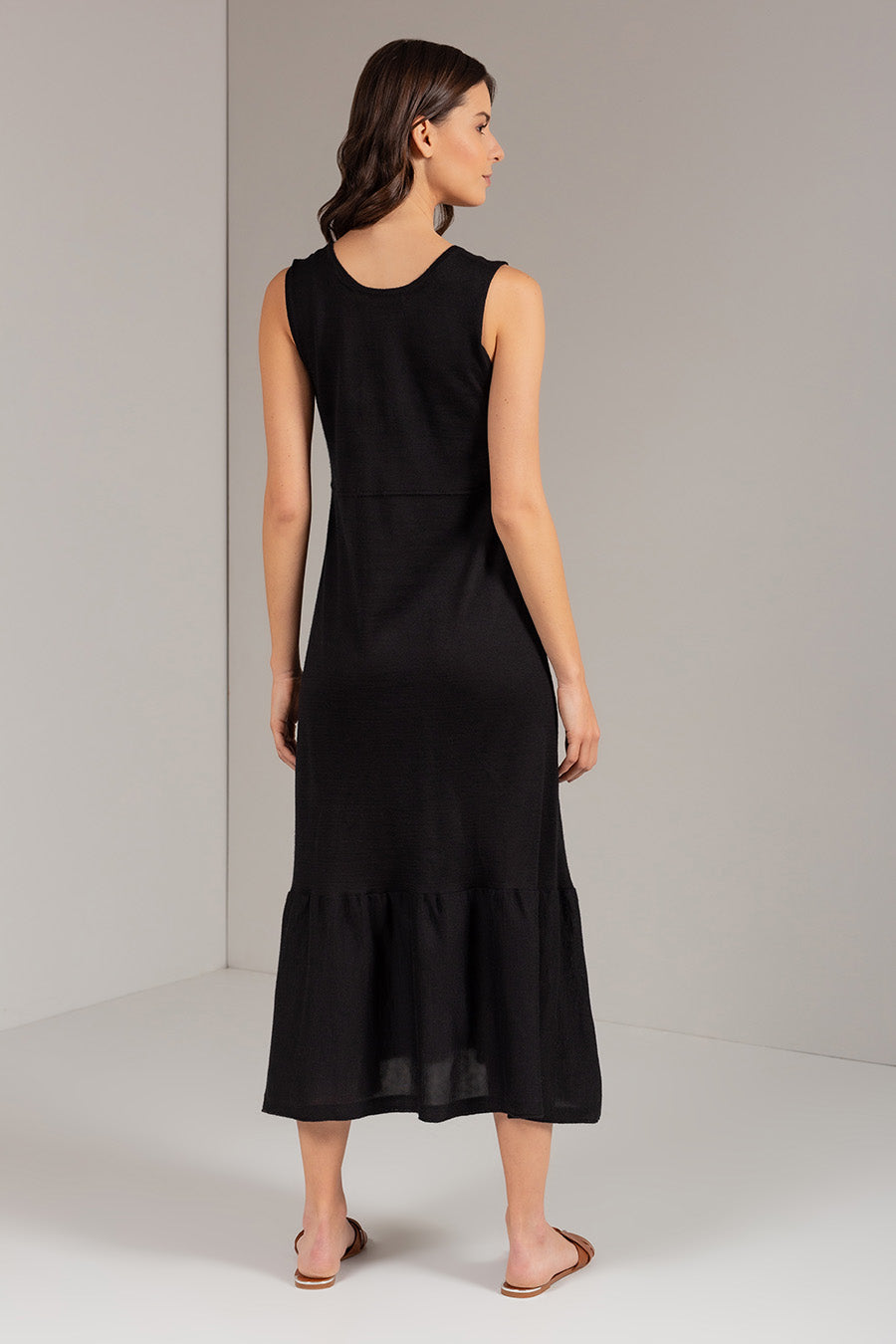 Ucayali Dress Baby Alpaca Color Black