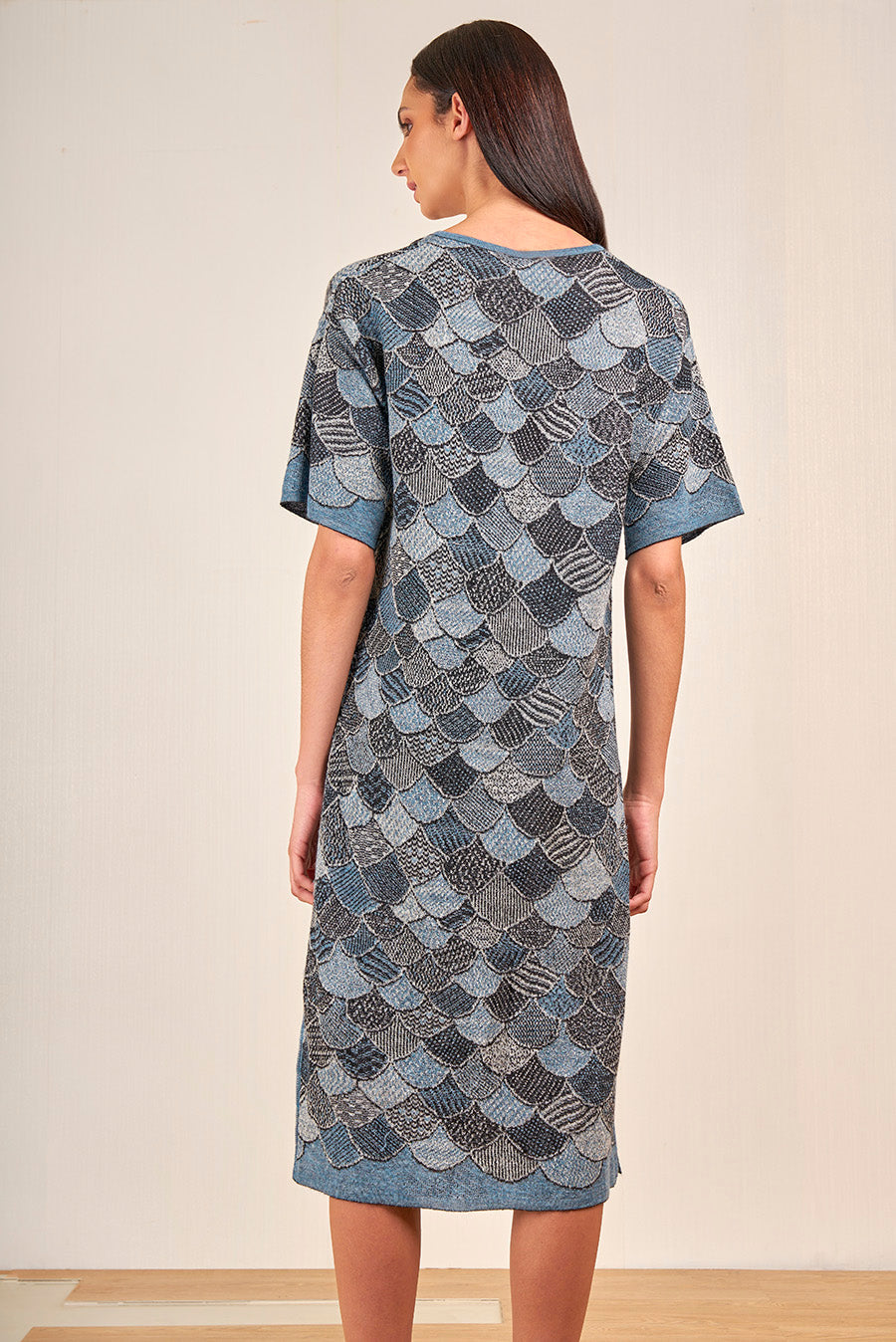 Vapiano Dress Baby Alpaca Color Atardecer
