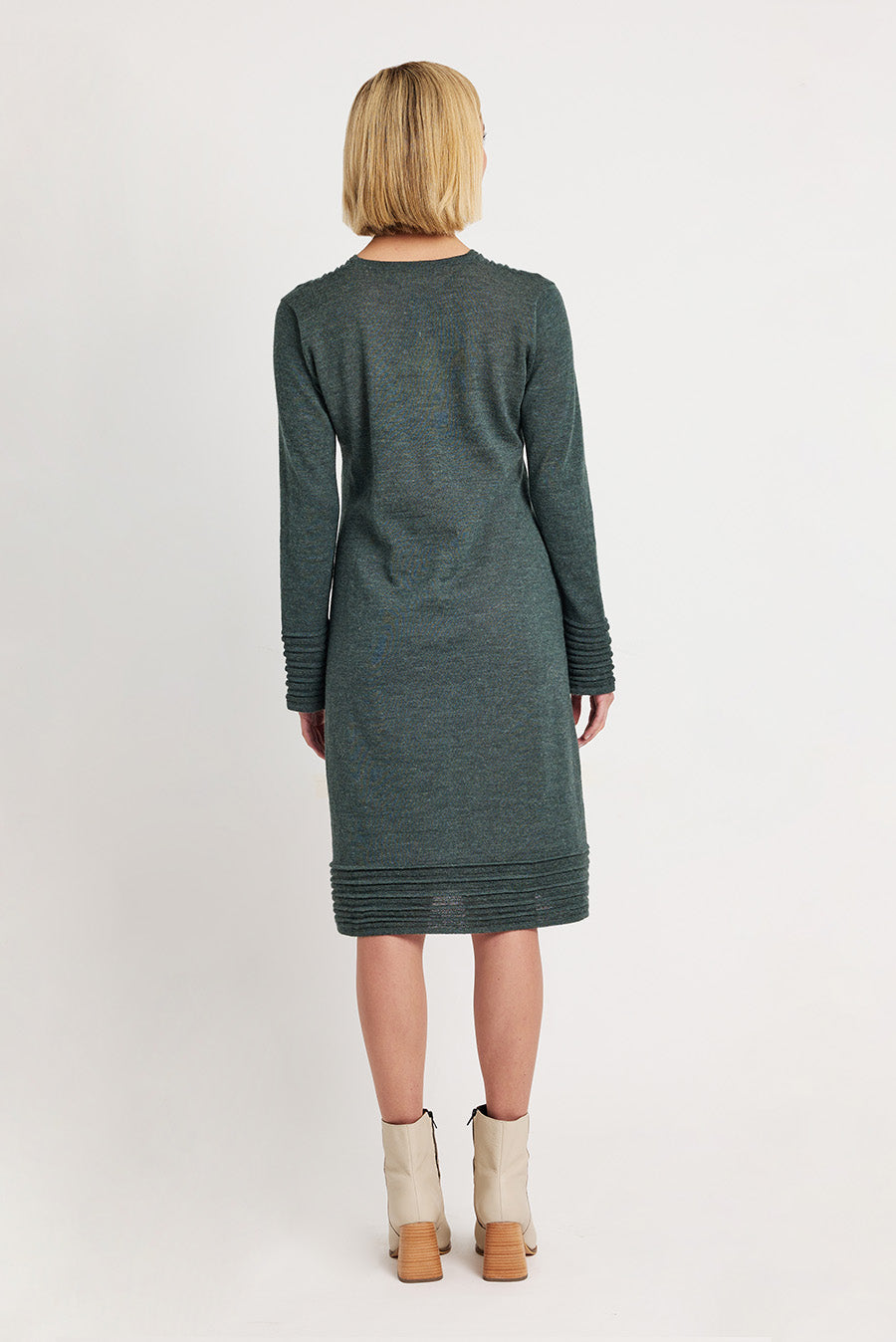 Whatever Dress Baby Alpaca Color Bosque