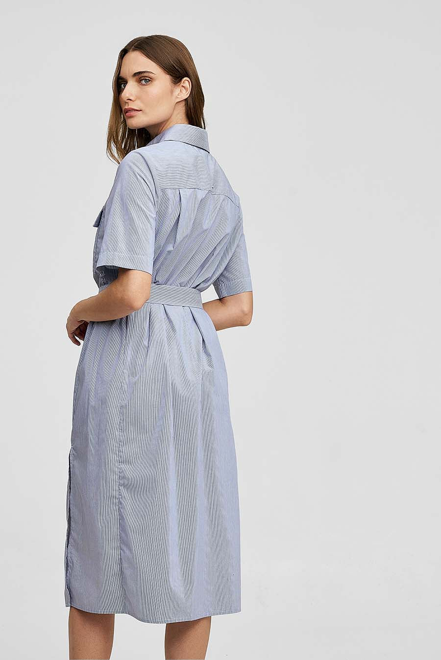 World Dress Cotton Color Blue