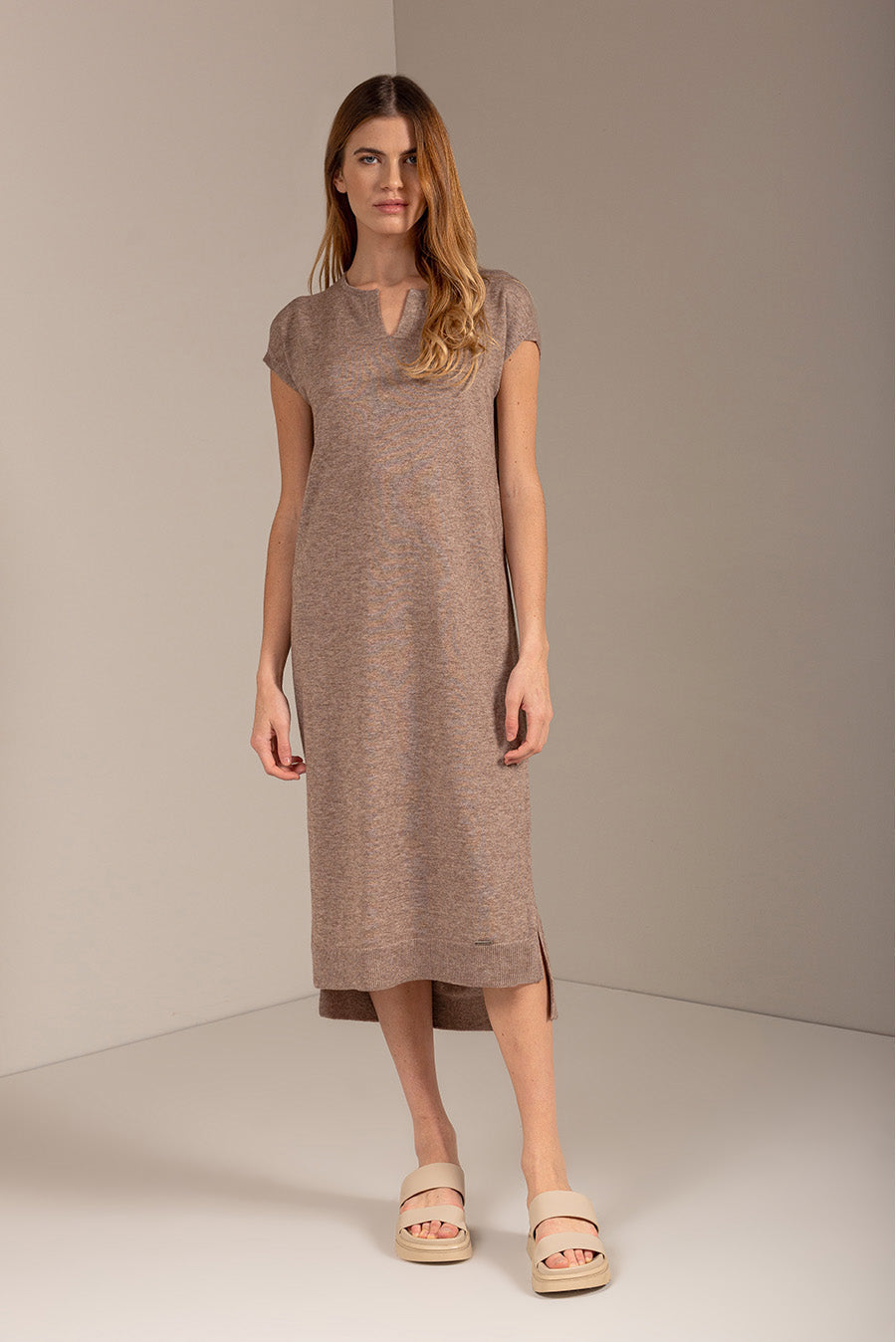 Uresti Dress Cotton Orgánico Color Arcilla