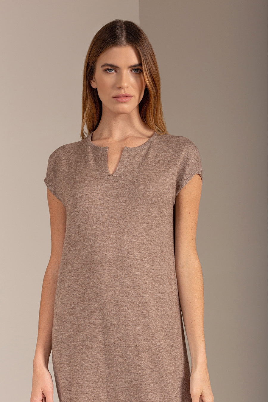 Uresti Dress Cotton Orgánico Color Arcilla