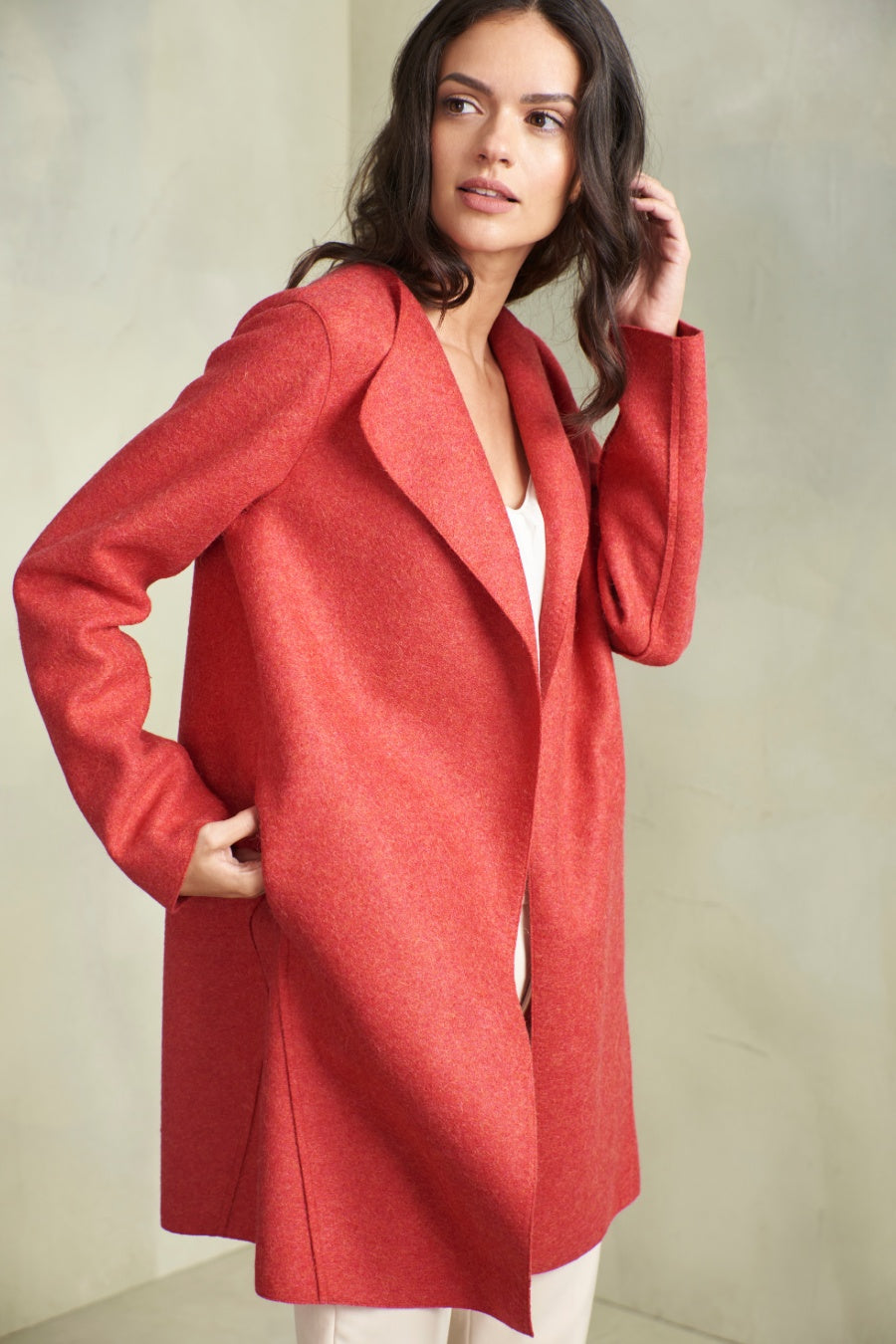 Renovata Coat Alpaca & Wool Color Samba