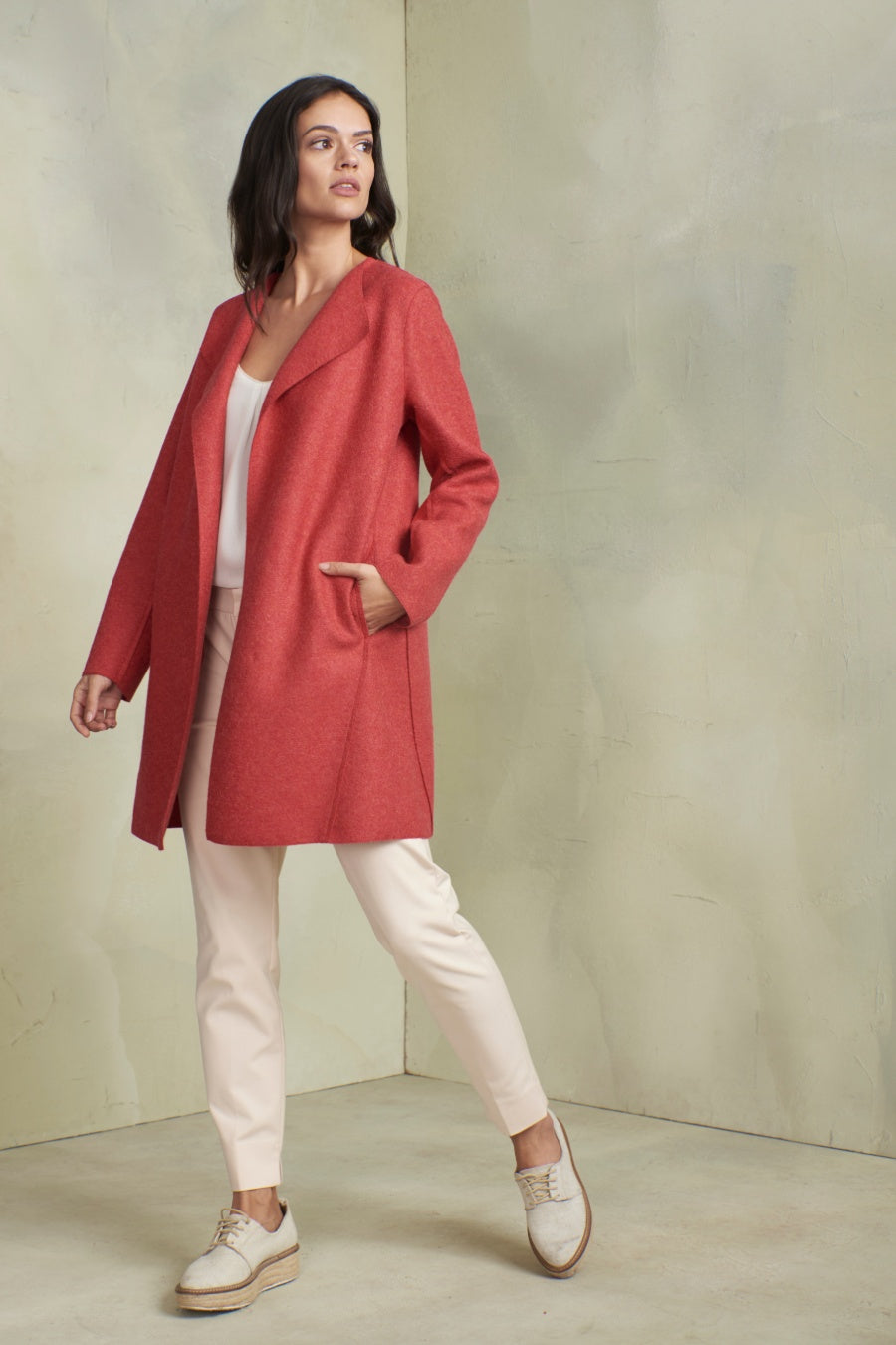 Renovata Coat Alpaca & Wool Color Samba