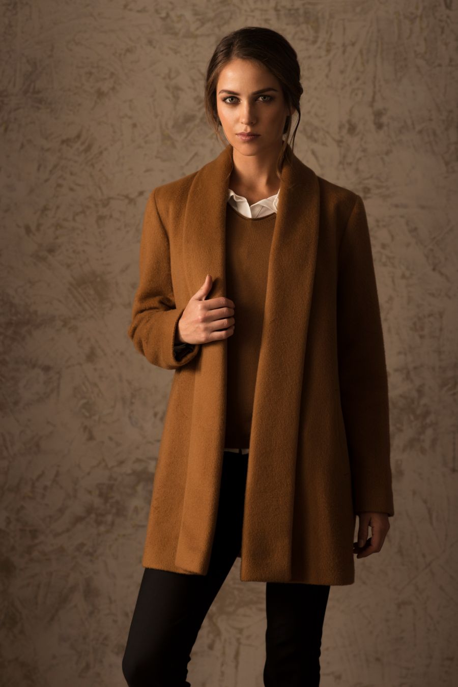 Short Swing - Vikuna Coat Vikuna Color Vikuna
