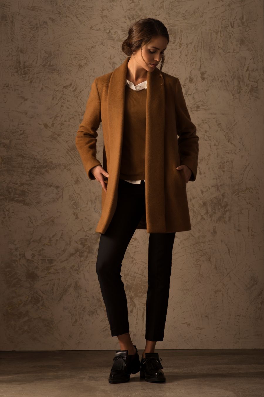 Short Swing - Vikuna Coat Vikuna Color Vikuna