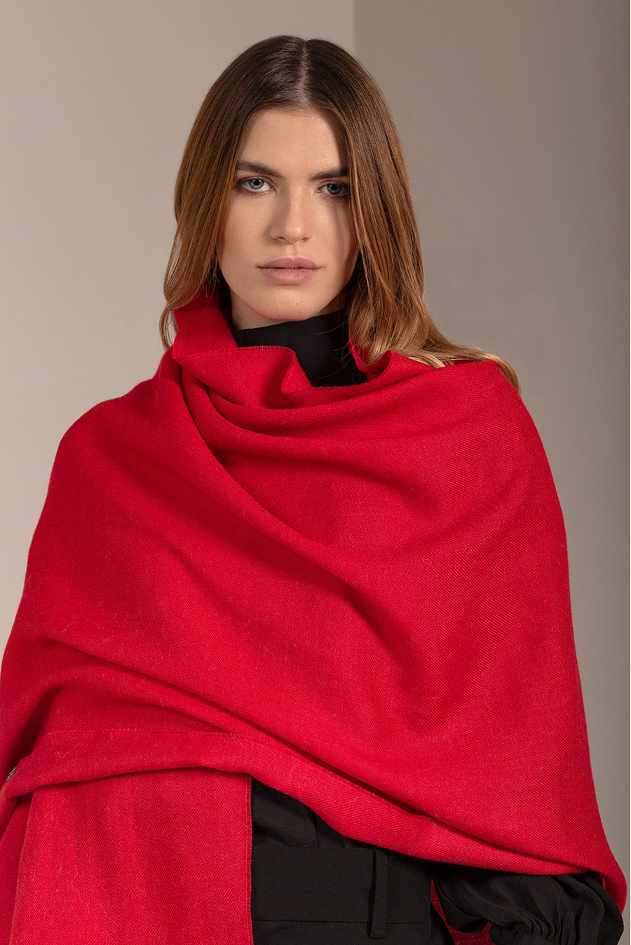 ESTOLA JEE DE ROYAL ALPACA COLOR ROJO