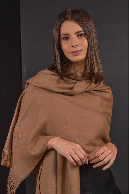 ESTOLA JEE DE ROYAL ALPACA COLOR CAMEL