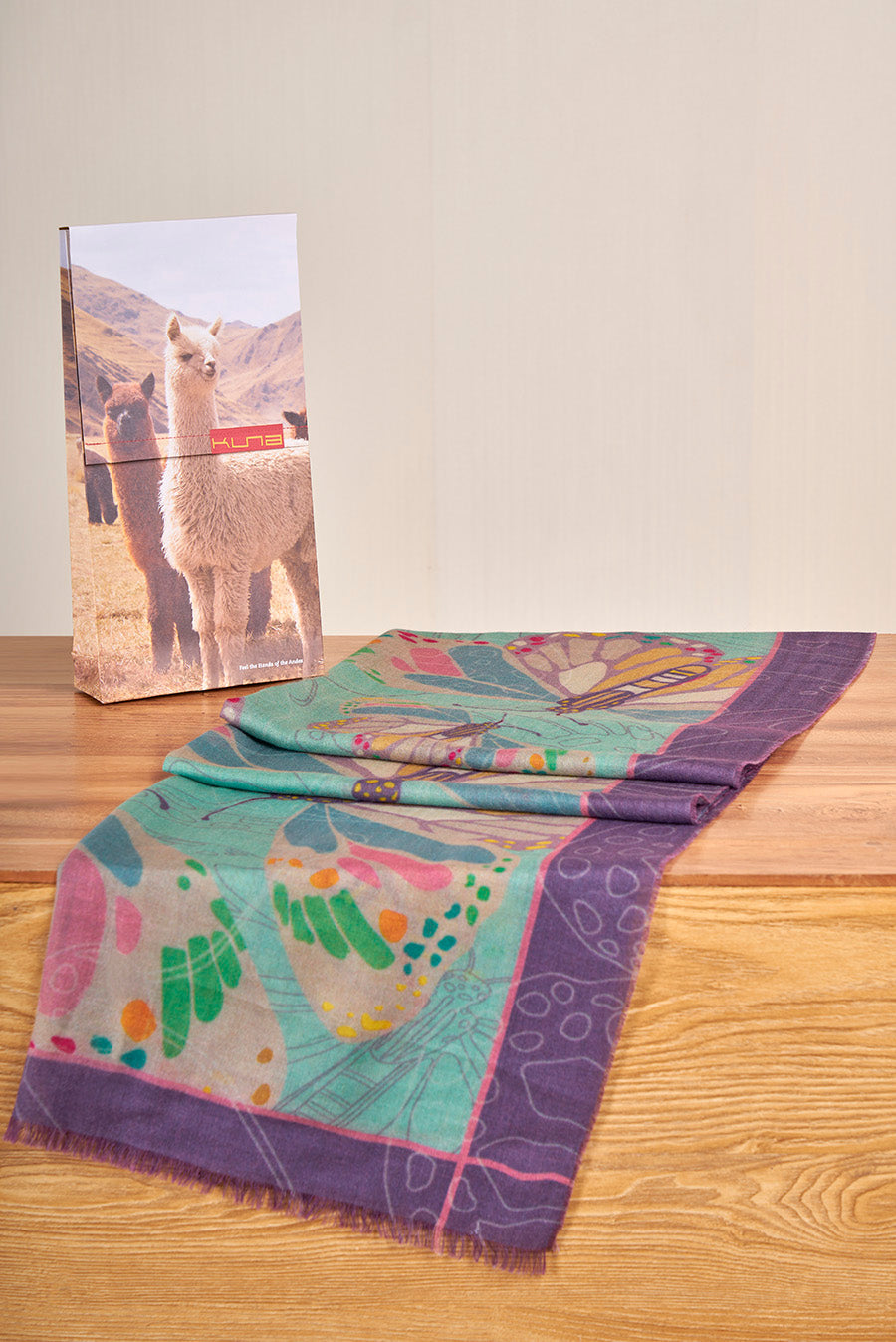 Vanished Shawl Baby Alpaca Color Multicolor