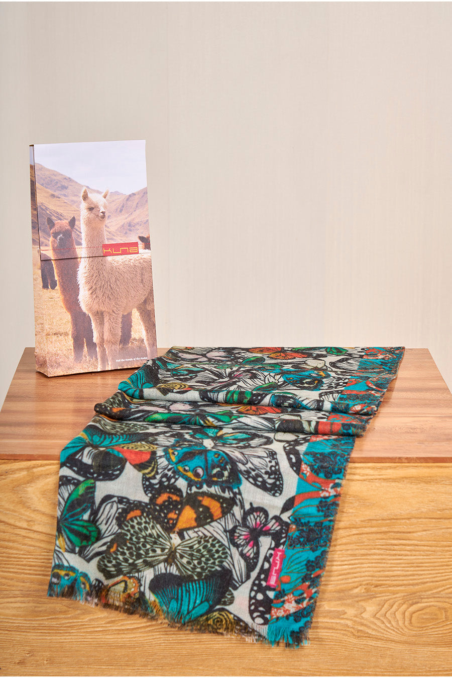 Via Shawl Baby Alpaca Color Multicolor