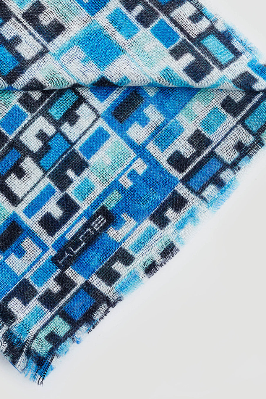 Weaving Shawl Baby Alpaca Color Multicolor