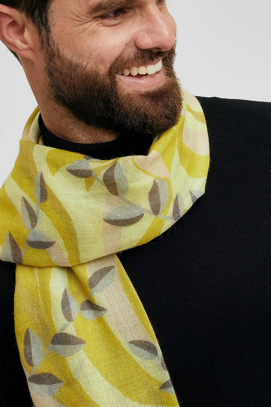 Winelight Shawl Baby Alpaca Color Yellow