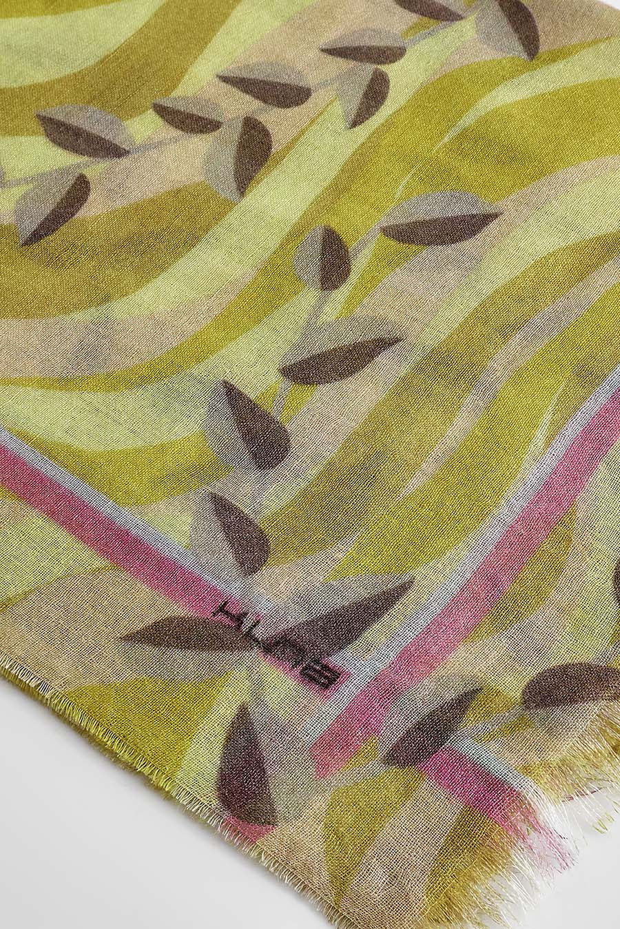 Winelight Shawl Baby Alpaca Color Yellow