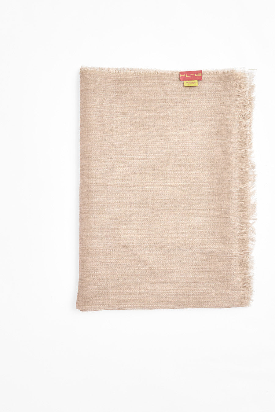 Teaberry Shawl Baby Alpaca Color Beige