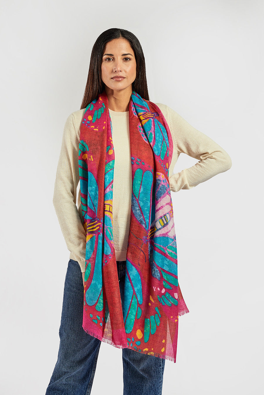 Estola Vida De Baby Alpaca Color Multicolor