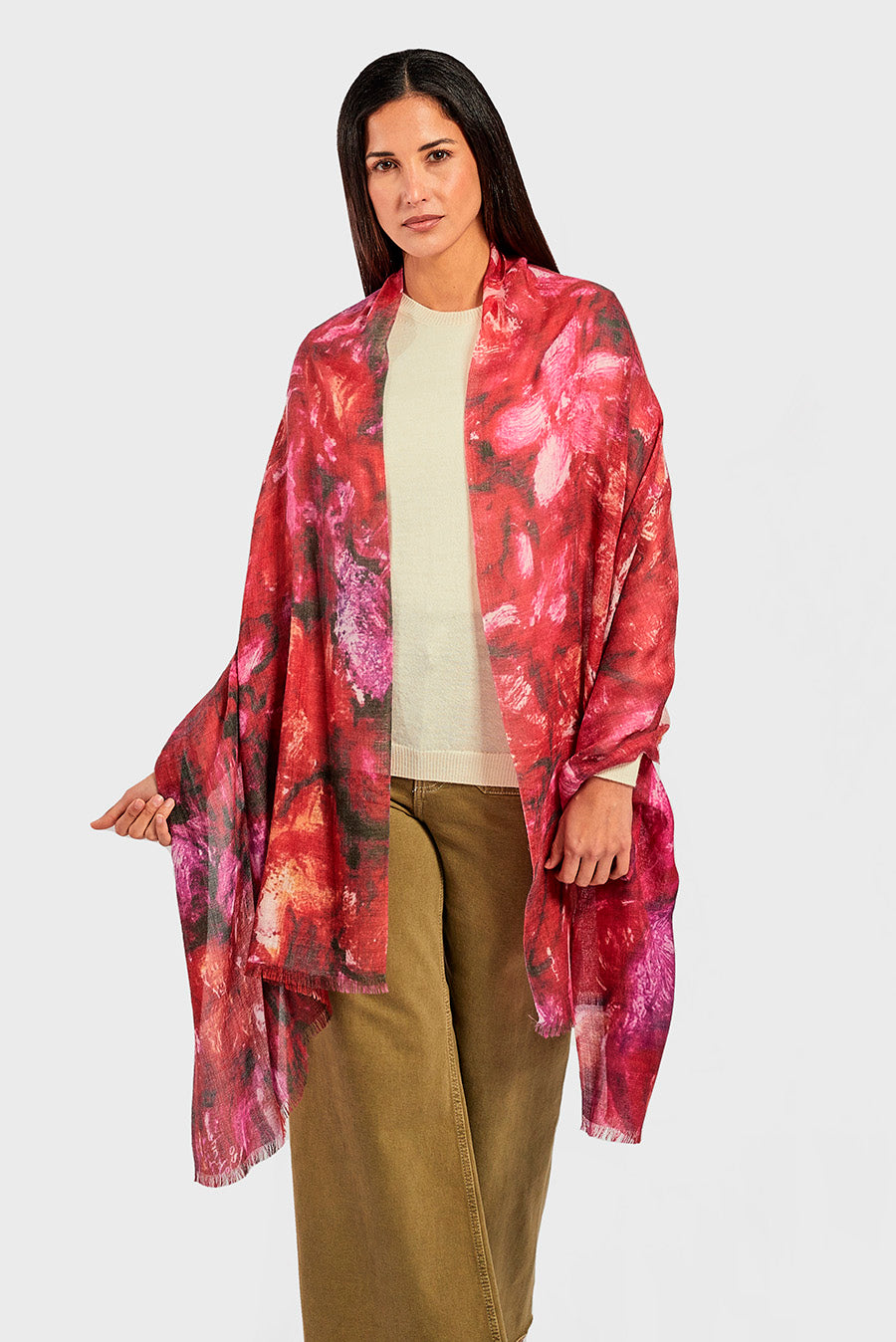 Lecho De Hojas En Otoño Shawl Hojas En Otoño