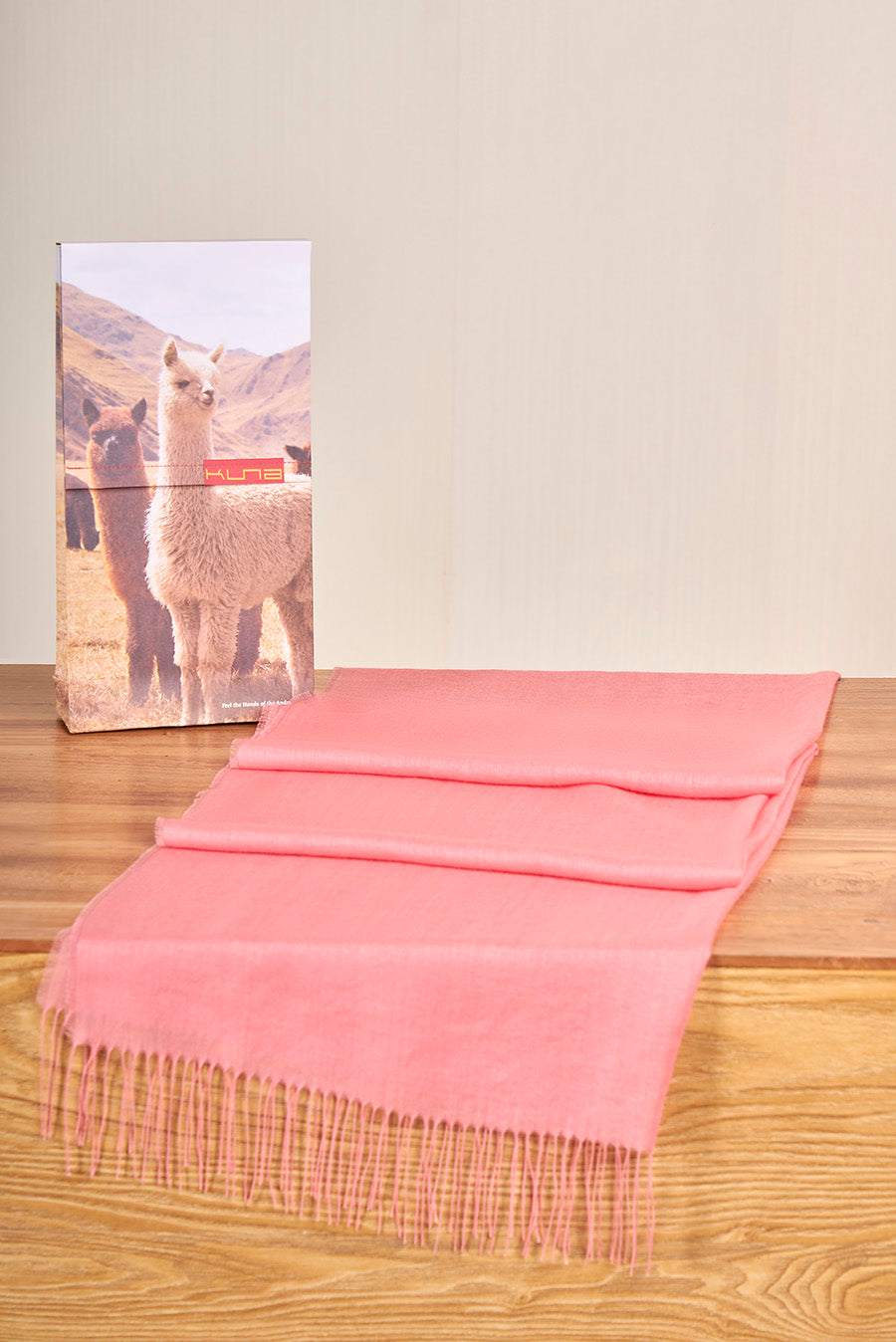 Vercorin Shawl Baby Alpaca Color Rosa