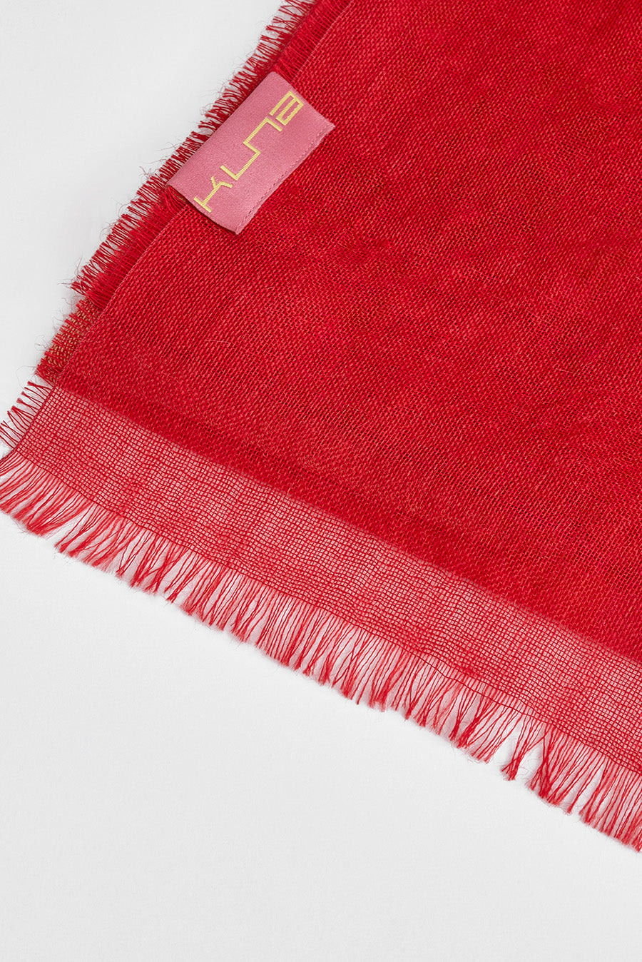 Wessex Shawl Baby Alpaca Color Red