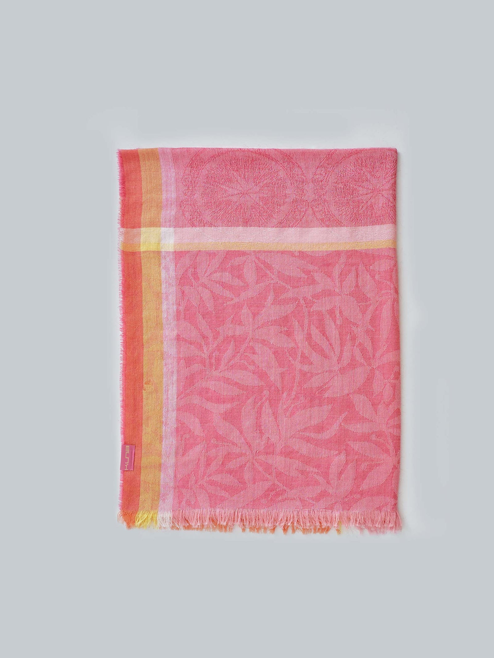Manta de bebé Warwick en alpaca y seda, color rosa