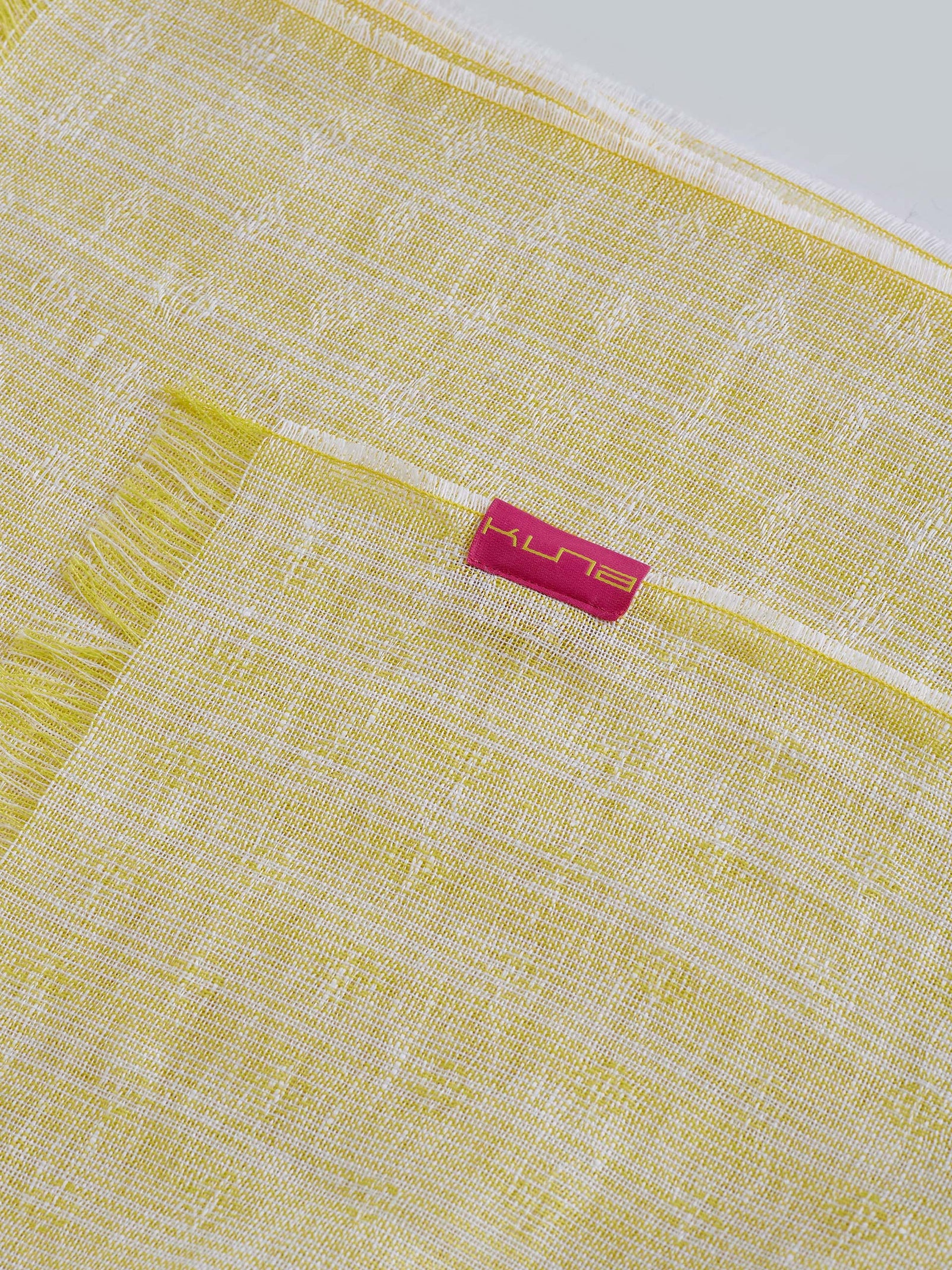 Pañuelo de Lino Amarillo Willkomen