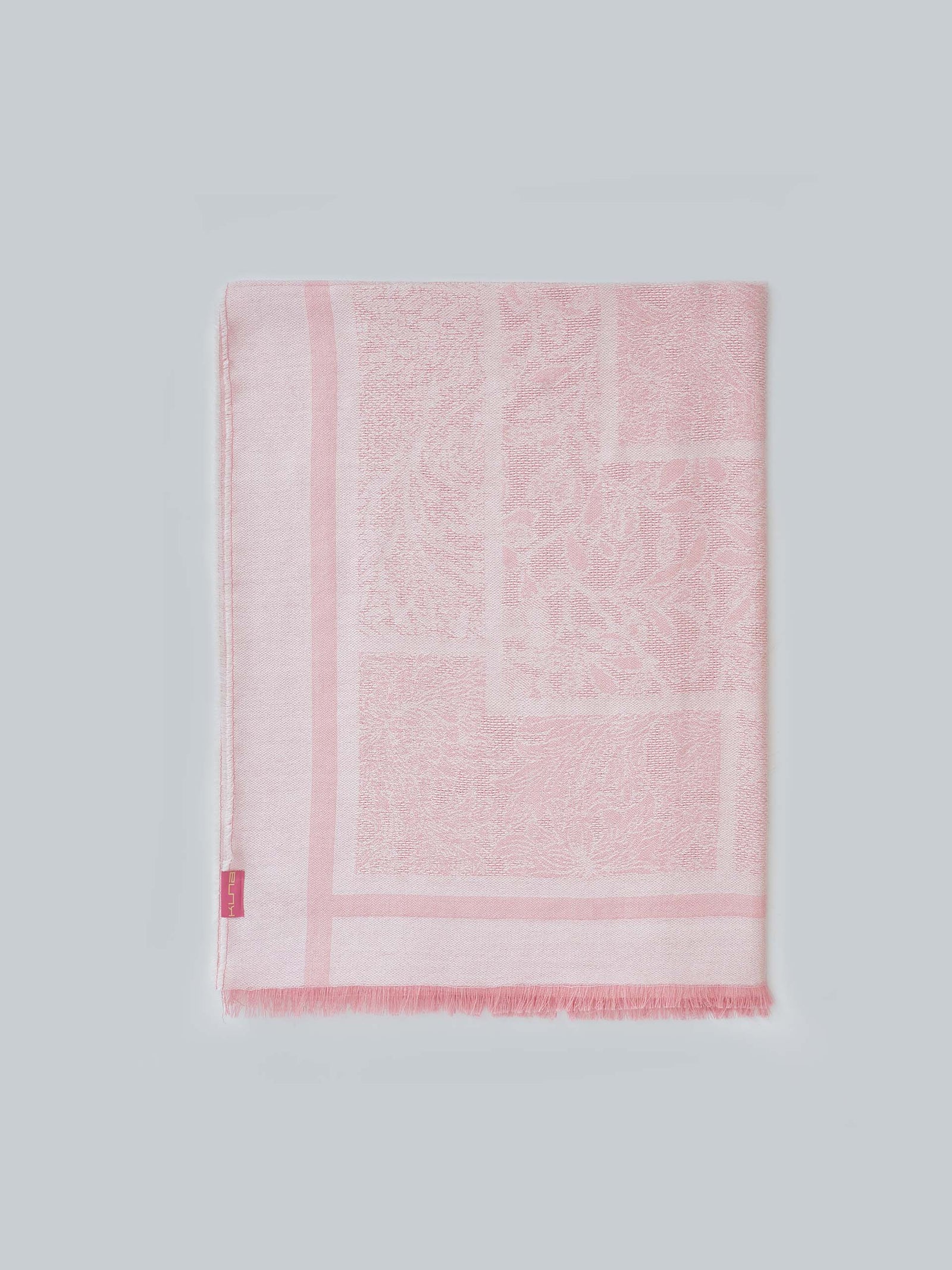 Chaqueta de bebé de alpaca y seda de color rosa