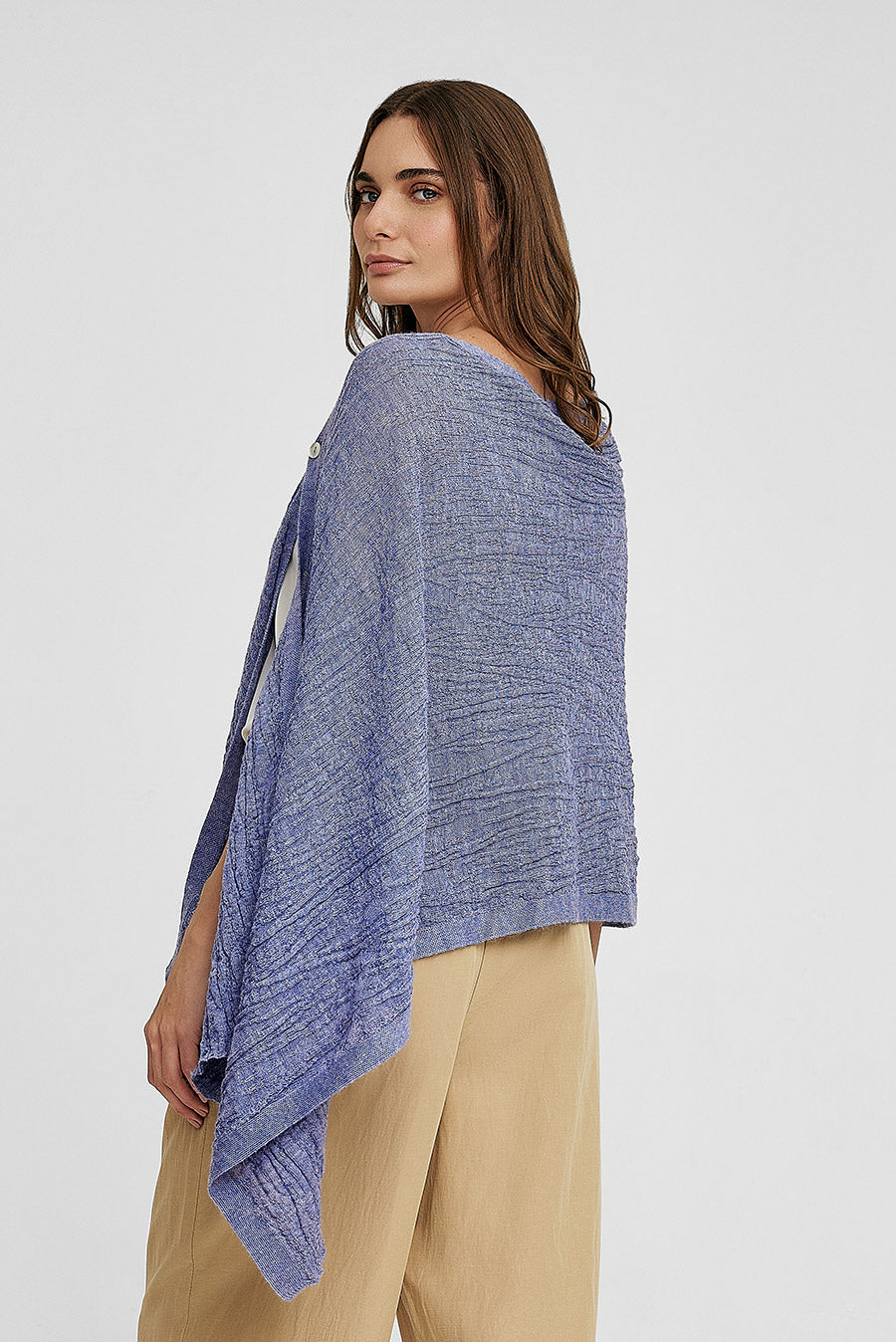 Wildberry Shawl Baby Alpaca Color Purple
