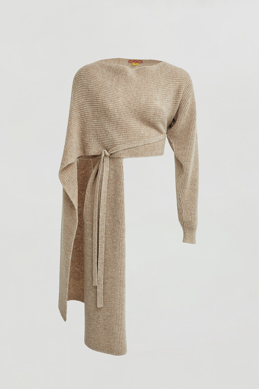 Estola Wolfram De Baby Alpaca Color Sabbia