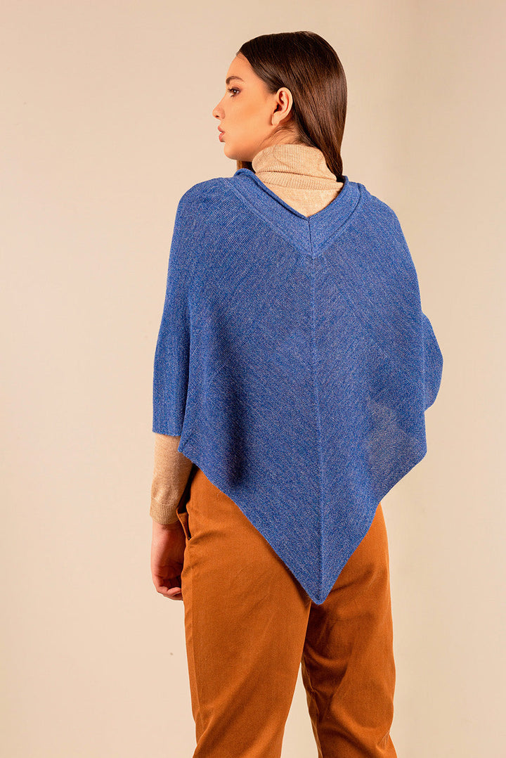 Poncho Ulala De Baby Alpaca Color Nebula